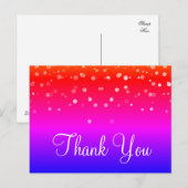 Trendy Inexpensiv Gold Glitter Black Hartelijk dan Briefkaart (Voorkant / Achterkant)