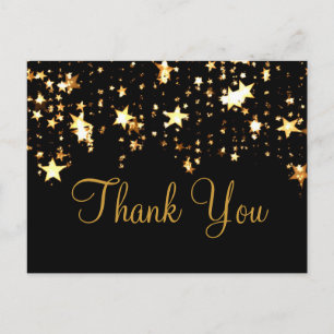 Trendy Inexpensiv Gold Glitter Black Hartelijk dan Briefkaart