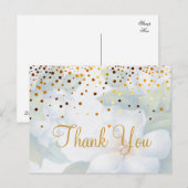 Trendy Inexpensiv Gold Glitter Hartelijk dank Briefkaart (Voorkant / Achterkant)
