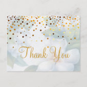Trendy Inexpensiv Gold Glitter Hartelijk dank Briefkaart (Voorkant)