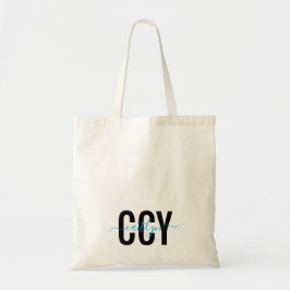 Trendy Initiaal Monogram met de Naam van het Manus Tote Bag