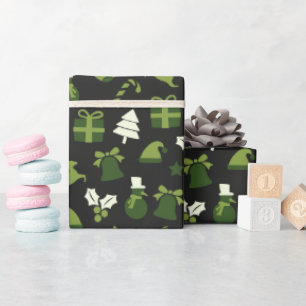 Trendy Initiële Premium Verfijnde Tiener Verjaarda Cadeaupapier