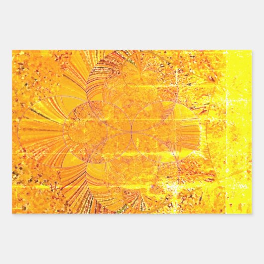 "Trendy" inpakpapier flat sheet set (Voorkant 2)