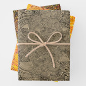 "Trendy" inpakpapier flat sheet set (In situ)