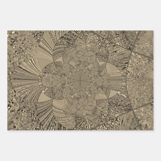 "Trendy" inpakpapier flat sheet set (Voorkant)