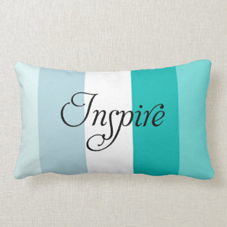 Trendy Inspire blue striped werpen kussen