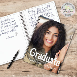 Trendy Instant Photo Graduation Party Gastenboek Notitieboek