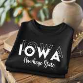 Trendy Iowa Hawkeye State T-shirt