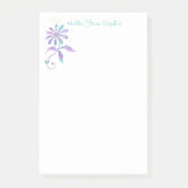 Trendy Iridescent Flower, DIY Name/Message Post-it® Notes (Voorkant)