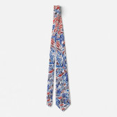 Trendy Italiaans Spaghetti Stropdas (Achterkant)