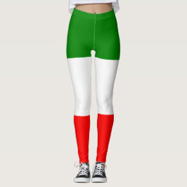 Trendy Italiaanse vlag Workout Leggings