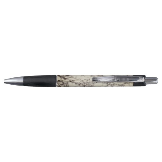 Trendy Ivory Color Marble Stone Pen (Achterkant)