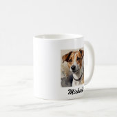 Trendy Jack Russell Terrier Jouw naam op maat toev Koffiemok (Voorkant rechts)