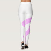 Trendy Japans Roze Sparkles Party Leggings (Achterkant)