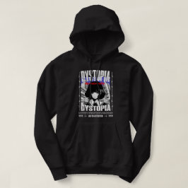 Trendy japanse cartoon Modern Street draag Zwart Hoodie