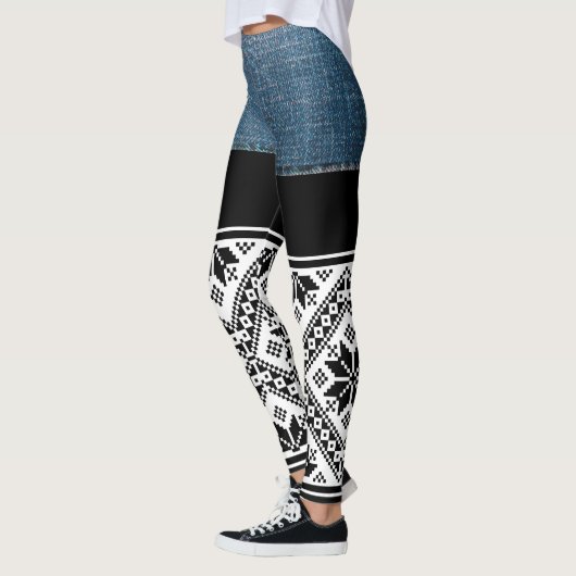 Trendy Jeans en het Bulgaarse Pattern Leggings (Links)