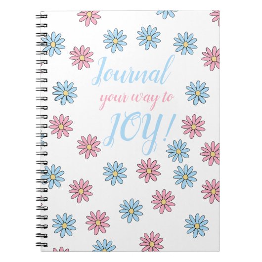 Trendy Journal to Joy Positive Thinking Notitieboe Notitieboek (Voorkant)