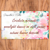 Trendy Joyful Waterverf Flowers 10" x 6" Post-it® Notes