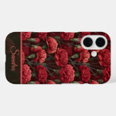 Trendy Jubileum Aandenken Anjer Bloemstuk Case-Mate iPhone Case (Achterkant (horizontaal))