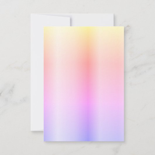 Trendy jurk sterren marineblauw holografisch zoet  kaart (Achterkant)