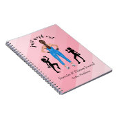 Trendy "Just Work Out" Oefening & Fitness Journal Notitieboek (Rechterzijde)