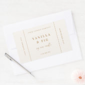 Trendy Kaars Product Label Sticker Zakelijk Etiket (Envelop)