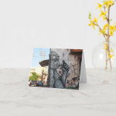 Trendy Kaart van de Nota van de Gorilla (Gele Bloem)