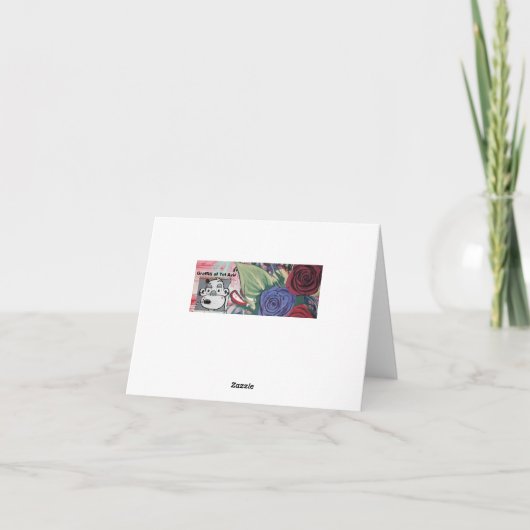 Trendy Kaart van de Nota van de Gorilla (Achterkant)