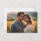 Trendy kalender Sla de datum op met foto Kaart (Achterkant)