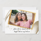 trendy kalligrafie zal mijn bruidsmeisje Invit zij Kaart (Voorkant)