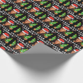 Trendy Kamala Harris 2024 Kerst Ugly Gift Xmas Cadeaupapier (Hoek)