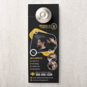 Trendy kapperszaak kapperszaak kapperszaak kapsel deurhanger (Op knop)