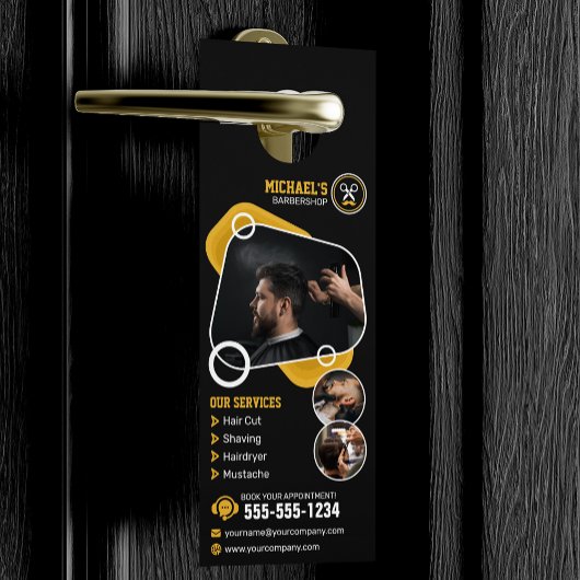 Trendy Kapsalon Haarstyling Kapper Kapsel Deurhanger