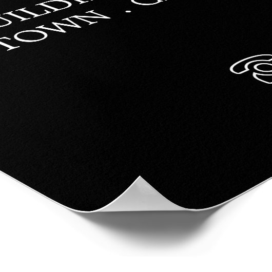 Trendy Kapsel, Prijslijst Herenkappers Poster (Hoek)