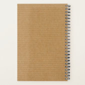 Trendy karton Moderne Monogram Wekelijks Planner (Achterkant)