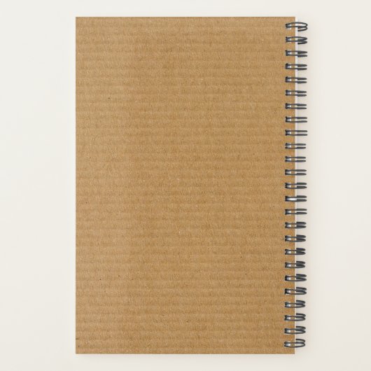 Trendy karton Moderne Monogram Wekelijks Planner (Achterkant)