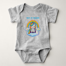 Trendy Katoenen Eenhoorn Baby T-Shirt
