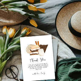 Trendy Kawaii S'more Love & Fun Baby shower Bedankkaart