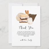 Trendy Kawaii S'more Love & Fun Baby shower Bedankkaart (Voorkant)