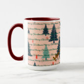 Trendy Kerst Luxe Kerstbomen Mok (Links)