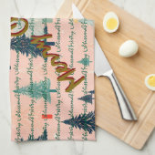 Trendy Kerst Luxe Kerstbomen Theedoek (Quarter Fold)