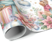 Trendy Kerst Puppies inpakpapier (Rol Hoek)