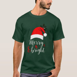 Trendy kerst T-shirt vrolijk & helder feestelijke 