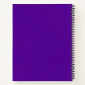 Trendy kerstboom Rich Plum notebook by Mei Yu Notitieboek (Achterkant)