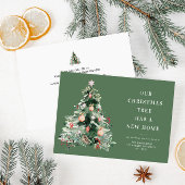 Trendy kerstboomvakantie ontroerende aankondiging