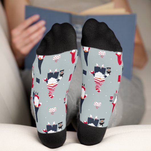 Trendy kerstcadeau Socks voor kleurrijke feestdage Sokken (Onderkant)