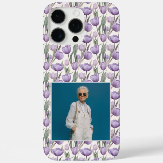 Trendy Kerstcadeau Tulp Bloem Foto  Case-Mate iPhone Case (Achterkant)