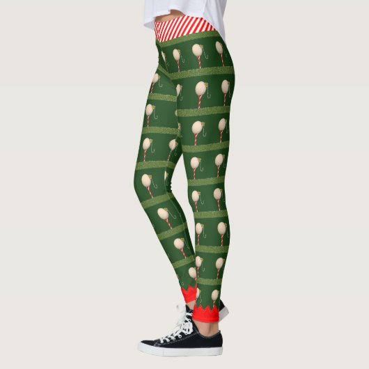 Trendy kerstgolf-Leggings Leggings (Links)