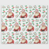 Trendy  kerstkalligrafie cadeaupapier (Vlak)