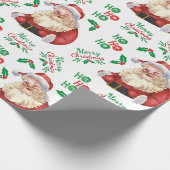 Trendy  kerstkalligrafie cadeaupapier (Hoek)